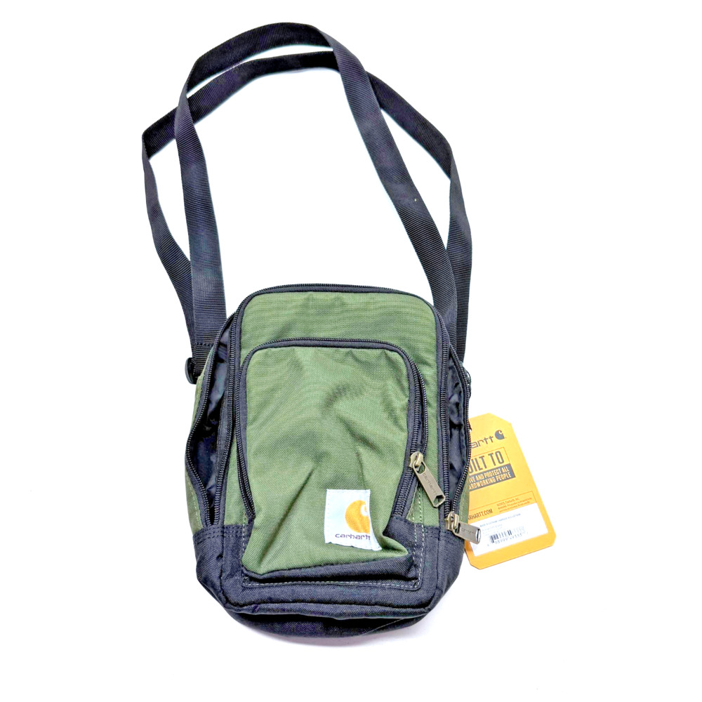 Carhartt Crossbody Zip Bag Durable Adjustable Sling Bag Zipper Closure Unisex